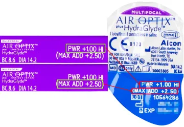 Air Optix plus HydraGlyde Multifocal